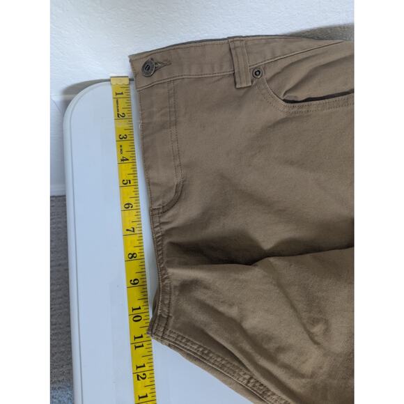 Duluth Trading Co Women DuluthFlex Fire Hose Boot Cut Brown Pants 18x29 Utility - Picture 10 of 12